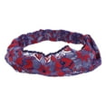 thumbnail image 1 of Unique Bargains 1 Pc Headband Flowers Thin Lace Wide Hairband for Women Blue, Red, 1 of 5
