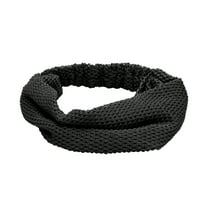 Unique Bargains 1 Pc Headband Houndstooth Wide Lace Hairband for Women Black