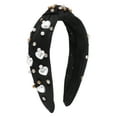 thumbnail image 1 of Unique Bargains 1 Pc Headband Knotted Hair Accessories for Women Black, 1 of 5