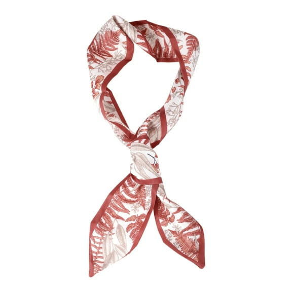 Unique Bargains 1 Pc Headband Leaf Tie Hairband for Women Red