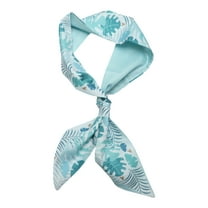 Unique Bargains 1 Pc Headband Long Ribbon Pattern Hairband for Women Blue