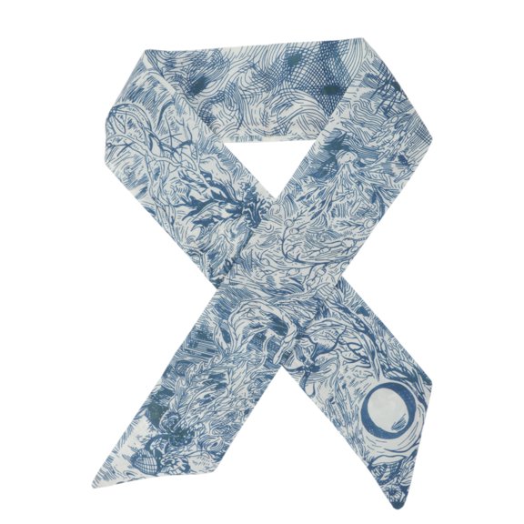 Unique Bargains 1 Pc Headband Multi-function Letter Hairband for Women Navy Blue