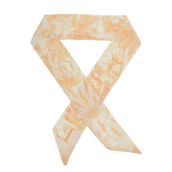 Unique Bargains 1 Pc Headband Multi-function Letter Hairband for Women Orange Light Beige