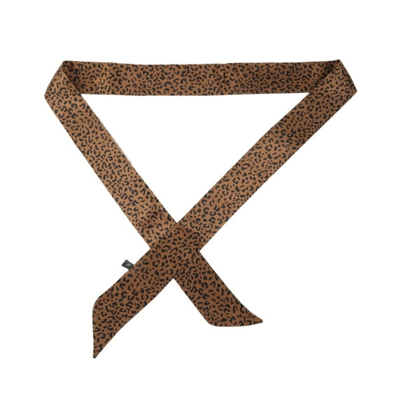 Unique Bargains 1 Pc Headband Multi-function Ribbon Hairband for Women Black Dark Coffee Color