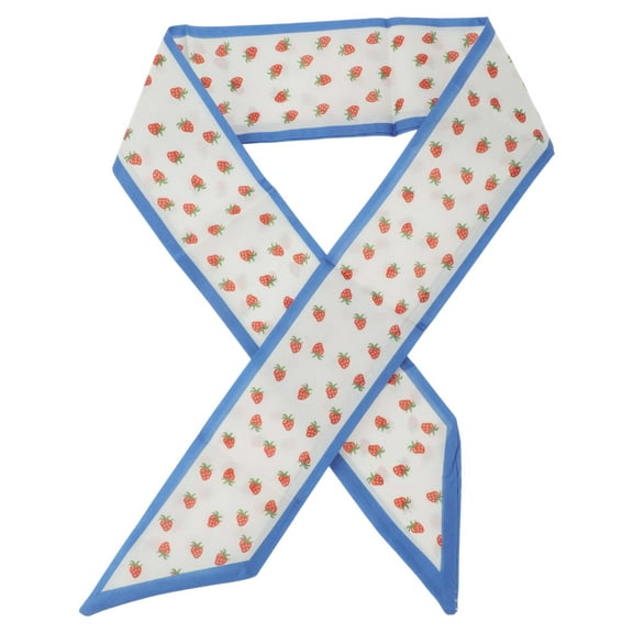 Unique Bargains 1 Pc Headband Plaid Design Hairband for Women Beige Blue