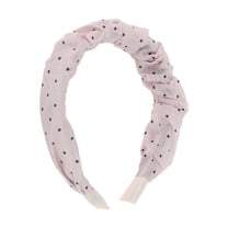 Unique Bargains 1 Pc Headband Pleated Sweet Hair Accessories Light Pink