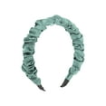 thumbnail image 1 of Unique Bargains 1 Pc Headband Pleats Satin Hair Accessories for Women Lake Blue, 1 of 5