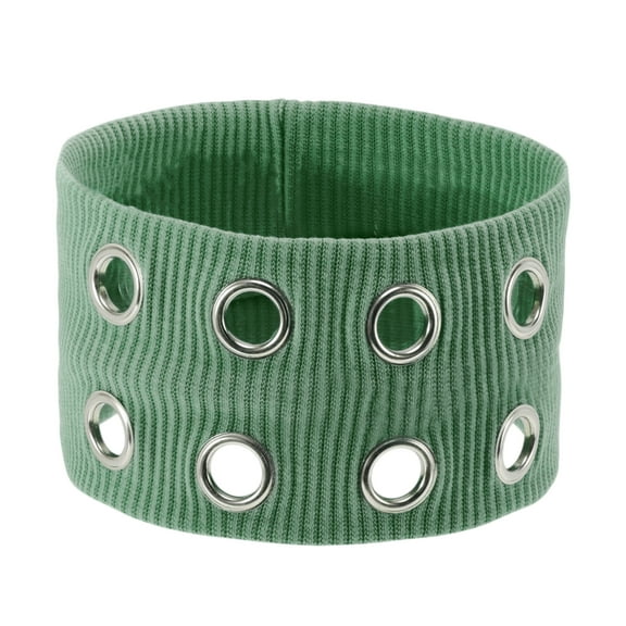 Unique Bargains 1 Pc Headband Punk Style Hairband for Women Gray Green