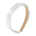 thumbnail image 1 of Unique Bargains 1 Pc Headband Rose Bow Satin Hair Accessories Beige, 1 of 5