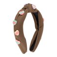 thumbnail image 1 of Unique Bargains 1 Pc Headband Solid Color Hair Accessories for Women Coffee Color, 1 of 5