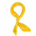 thumbnail image 1 of Unique Bargains 1 Pc Headband Solid Satin Square Hair Scarf Hair accessory Light Yellow, 1 of 4