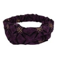 thumbnail image 1 of Unique Bargains 1 Pc Headband Star Wide Hairband for Women Purple, 1 of 5