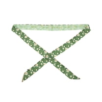 Unique Bargains 1 Pc Headband Versatile Multi-function Hairband for Women Green Beige