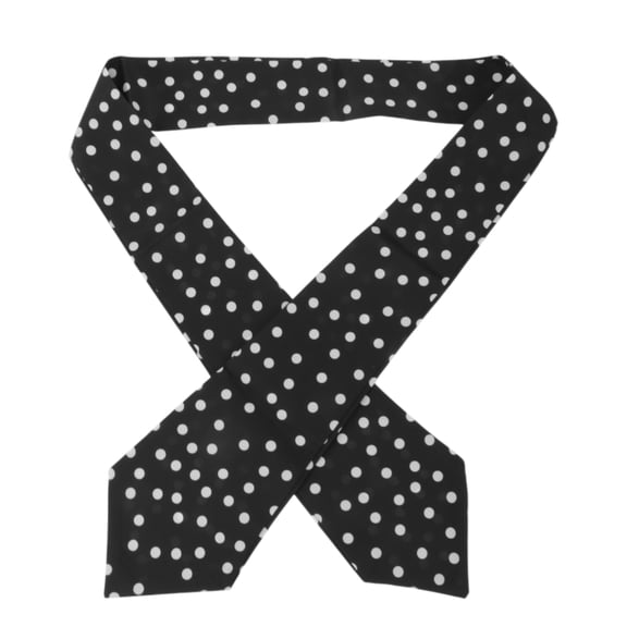 Unique Bargains 1 Pc Headband Versatile Ribbon Hairband for Women Black