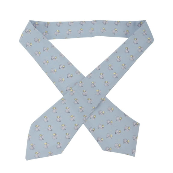 Unique Bargains 1 Pc Headband Versatile Ribbon Hairband for Women Blue Purple