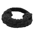 thumbnail image 1 of Unique Bargains 1 Pc Headband Wide Elastic Texture Hairband for Women Black, 1 of 5