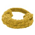 thumbnail image 1 of Unique Bargains 1 Pc Headband Wide Elastic Texture Hairband for Women Yellow, 1 of 5