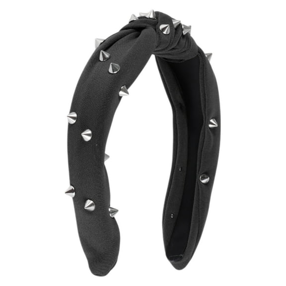 Unique Bargains 1 Pc Headband Wide-brimmed Hair Accessories for Women Black