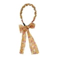 thumbnail image 1 of Unique Bargains 1 Pc Headband Woven Ribbon Hair Accessories for Women Orange, 1 of 5