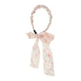 thumbnail image 1 of Unique Bargains 1 Pc Headband Woven Ribbon Hair Accessories for Women Pink, 1 of 5