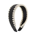 thumbnail image 1 of Unique Bargains 1 Pc Headband Yarn-edge Hair Accessories for Women Black, 1 of 5
