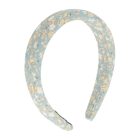Unique Bargains 1 Pc Headband Yellow Rose Hair Accessories Misty Blue