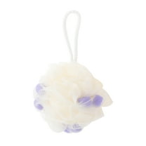 Unique Bargains 1 Pc Heart Bath Shower Loofah Sponge Body Puffs for Bathroom White