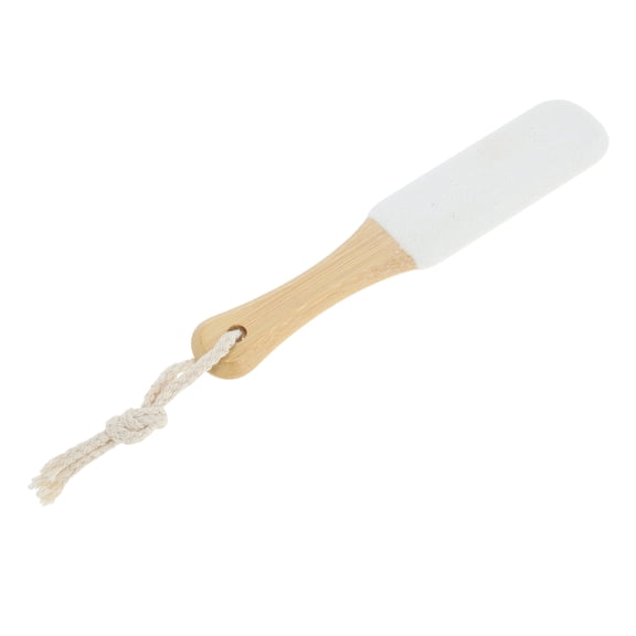 Unique Bargains 1 Pc Heel Pumice Stone Foot Scrubber Beige