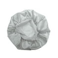 thumbnail image 1 of Unique Bargains 1 Pc High Elasticity Shower Cap for Bathroom Gray Satin Fabric, 1 of 6