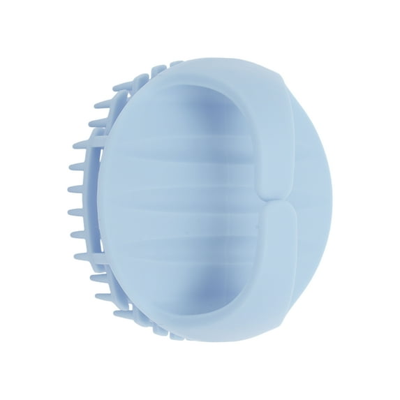Unique Bargains 1 Pc Hollow Hair Shampoo Brush for Head Massage 2.6"x3.46" Sky Blue