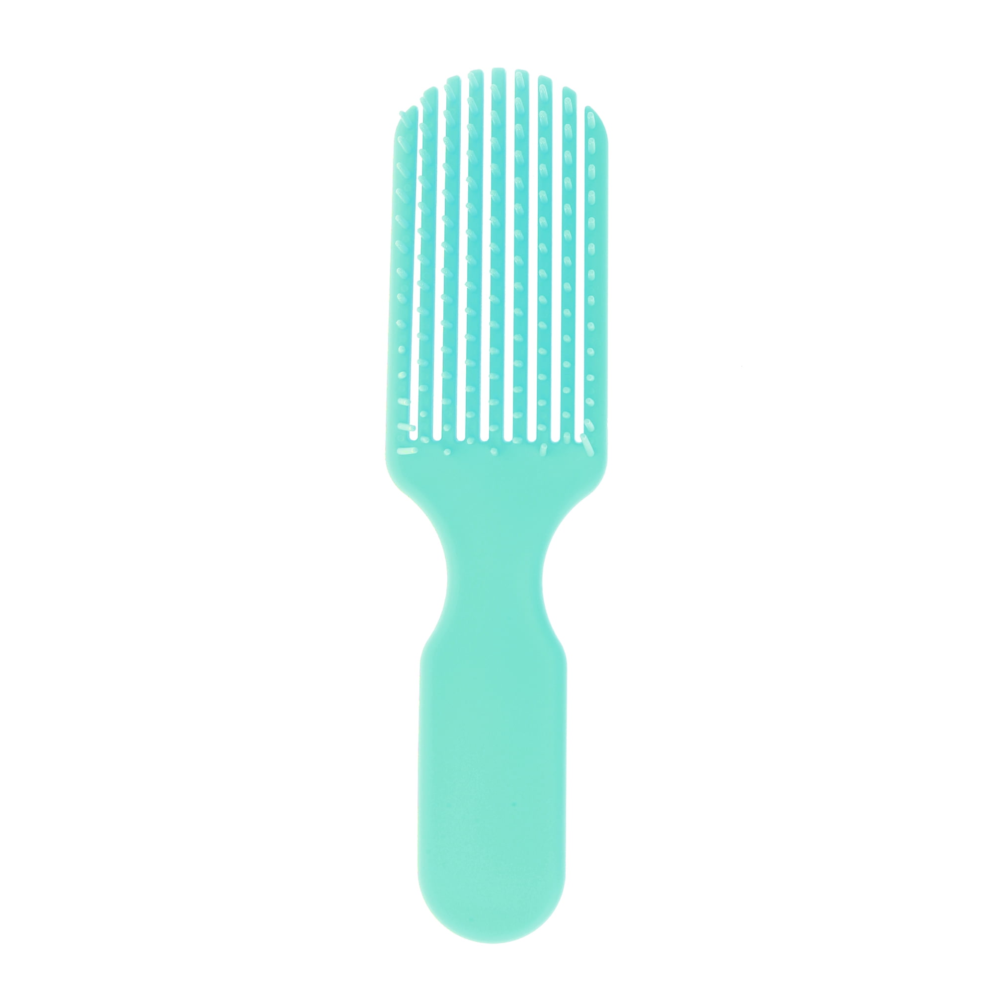 Unique Bargains 1 Pc Hollow Nine Claws Hair Brush for Daily Use Green