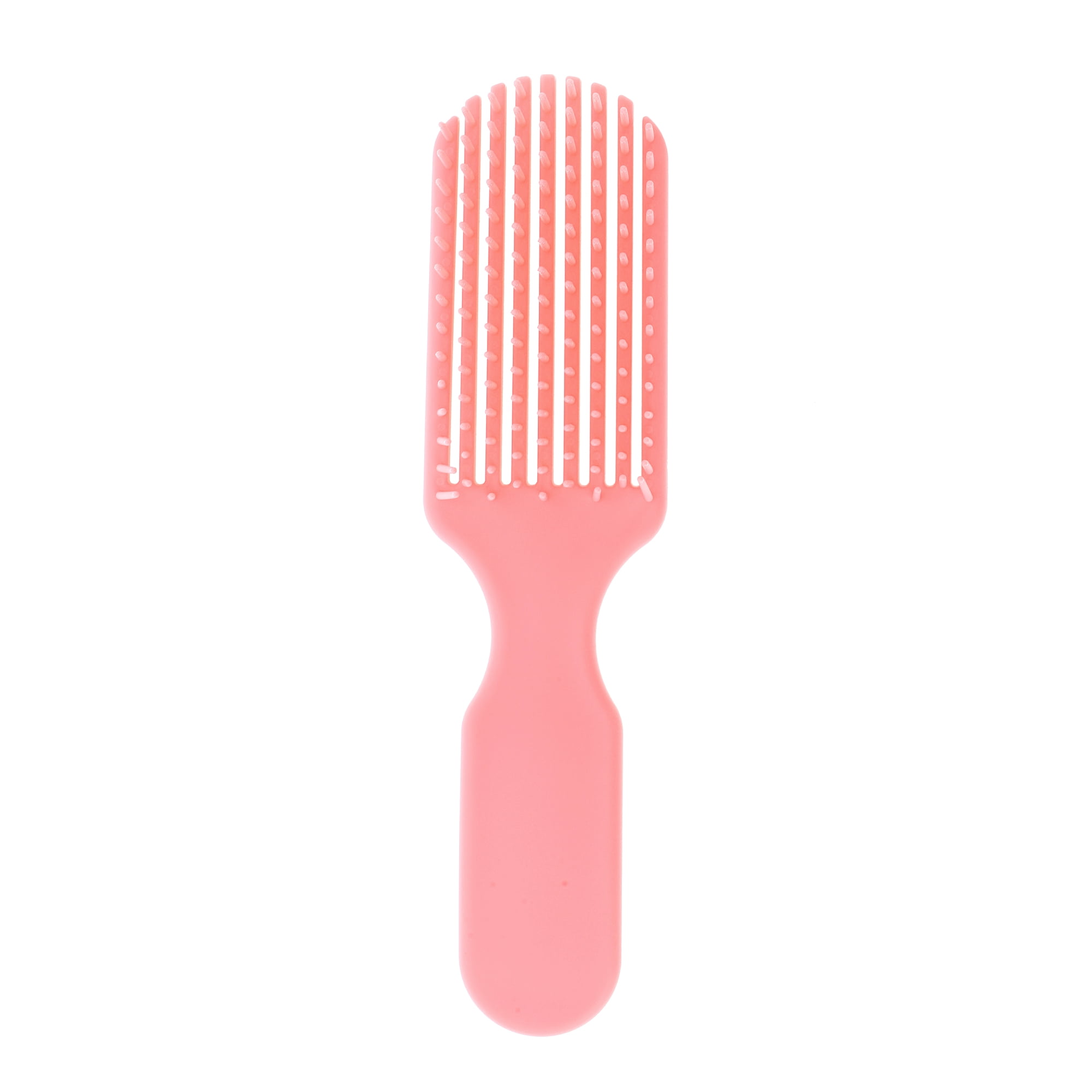 Unique Bargains 1 Pc Hollow Nine Claws Hair Brush for Daily Use Pink
