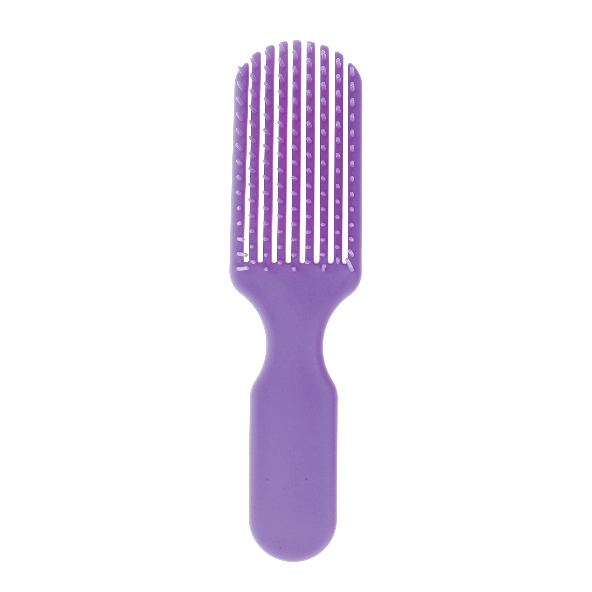 Unique Bargains 1 Pc Hollow Nine Claws Hair Brush for Daily Use Purple