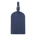 thumbnail image 1 of Unique Bargains 1 Pc Horizontal Flip Luggage Tag for Travelling Deep Blue Polyurethane, 1 of 5