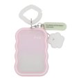 thumbnail image 1 of Unique Bargains 1 Pc ID Badge Holder Elastic Cord Keychain Card Holder Pink, 1 of 5