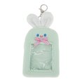 thumbnail image 1 of Unique Bargains 1 Pc ID Badge Holder Plush Keychain Card Holder Green, 1 of 5