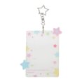 thumbnail image 1 of Unique Bargains 1 Pc ID Badge Holder Portable Stars Keychain Card Holder Pink Blue, 1 of 5