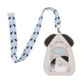 thumbnail image 1 of Unique Bargains 1 Pc ID Badge Holder with Lanyard Cute Animal Lanyard Card Holder White Black Blue, 1 of 5