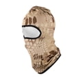 thumbnail image 1 of Unique Bargains 1 Pc Ice Silk Snake Pattern Balaclava Face Mask Brown, 1 of 5