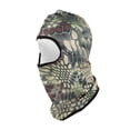 thumbnail image 1 of Unique Bargains 1 Pc Ice Silk Snake Pattern Balaclava Face Mask Dark Green, 1 of 5