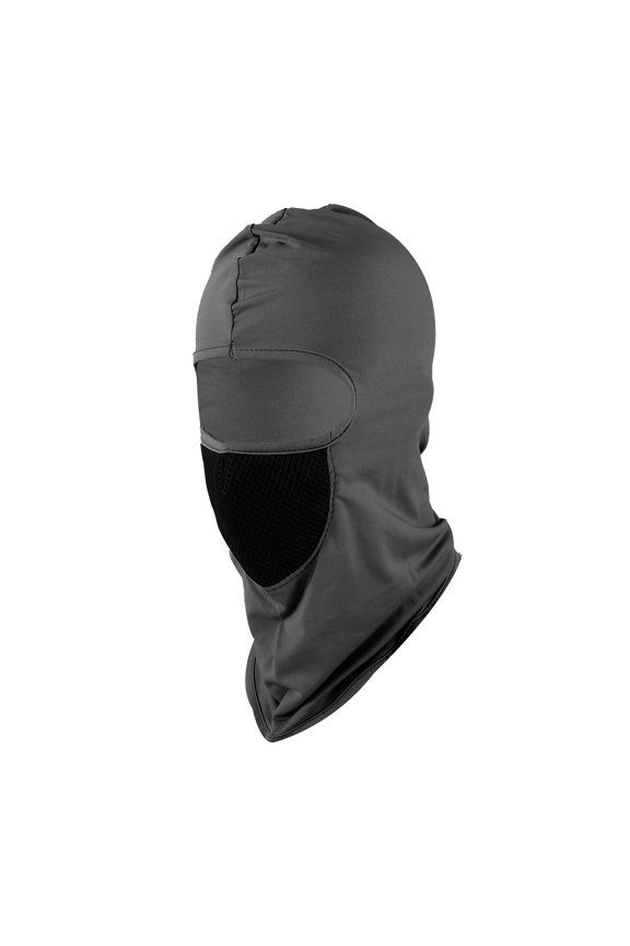 1 Pc Ice Silk Solid Balaclava Face Mask Black