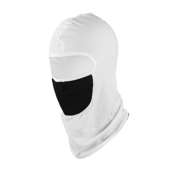 Unique Bargains 1 Pc Ice Silk Solid Balaclava Face Mask White