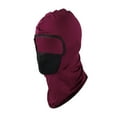 thumbnail image 1 of Unique Bargains 1 Pc Ice Silk Solid Balaclava Face Mask Wine Red, 1 of 5