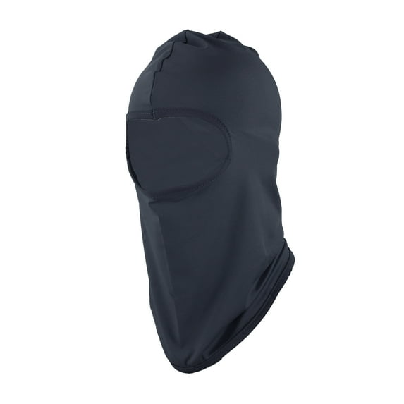 Unique Bargains 1 Pc Ice Silk Solid Color Balaclava Face Mask Navy Blue