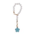 thumbnail image 1 of Unique Bargains 1 Pc Imitation Pearl Flower Cup Chain Water Cup Pendant Blue Alloy Imitation Pearl, 1 of 5