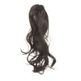 thumbnail image 1 of Unique Bargains 1 Pc Inward-curling Wig Hair Clips for Hair Extension 23.62" Length Dark Brown, 1 of 6
