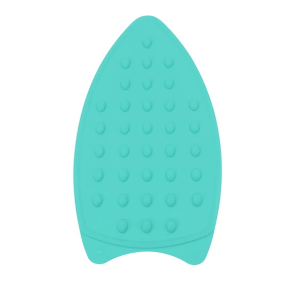 Unique Bargains 1 Pc Iron Rest Pad Durable Electric Iron Stand With Hanging Hole Iron Protector Mat Cyan