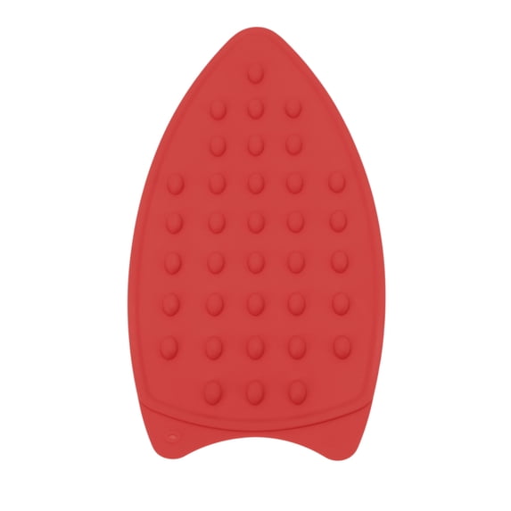 Unique Bargains 1 Pc Iron Rest Pad Durable Electric Iron Stand With Hanging Hole Iron Protector Mat Red
