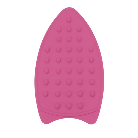 Unique Bargains 1 Pc Iron Rest Pad Durable Electric Iron Stand With Hanging Hole Iron Protector Mat Rose Red