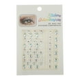 thumbnail image 1 of Unique Bargains 1 Pc Irregular Face Rhinestone Stickers for Concert White, 1 of 5